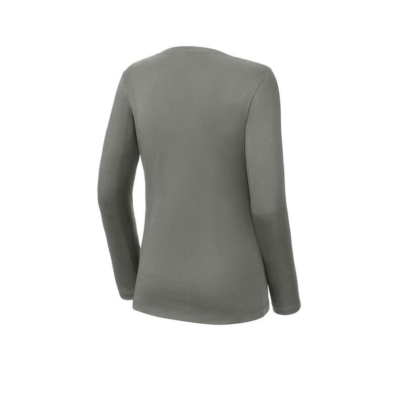 CHEVRON RE Sport-Tek® Women's Posi-UV® Pro Long Sleeve - Dark Smoke Grey