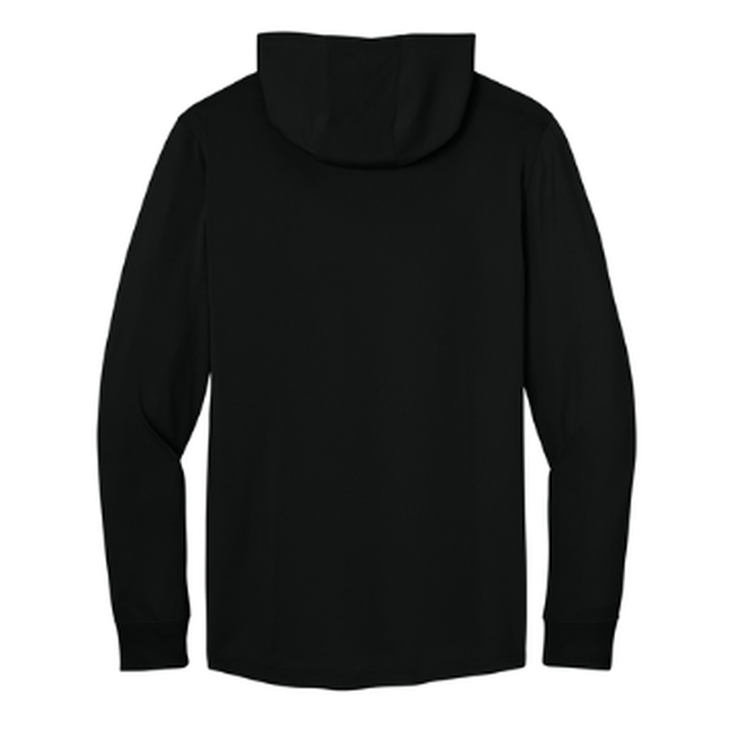 CHEVRON CornerStone® Workwear Pro Long Sleeve Hooded Tee - Black