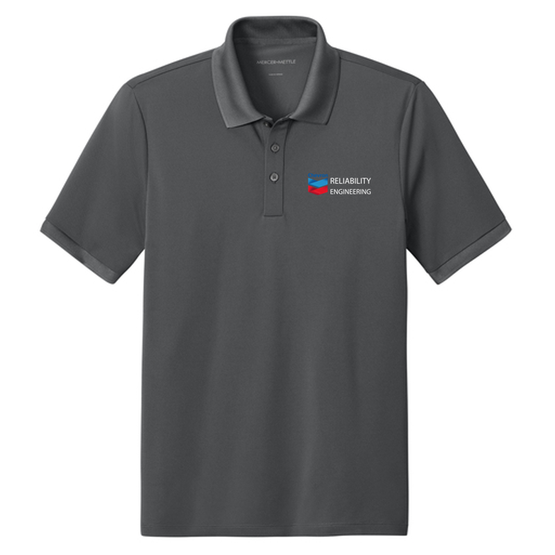 CHEVRON RE Mercer+Mettle® Everyday Performance Polo - Storm Grey