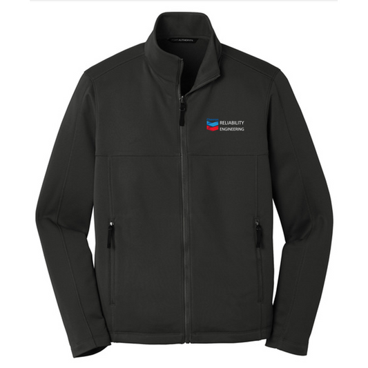 CHEVRON RE Port Authority® Collective Tech Soft Shell Jacket - Deep Black