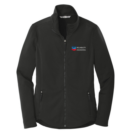 CHEVRON RE Port Authority ® Women's Collective Smooth Fleece Jacket - Deep Black