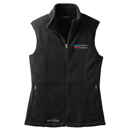 CHEVRON RE Eddie Bauer® Women's Fleece Vest - Black